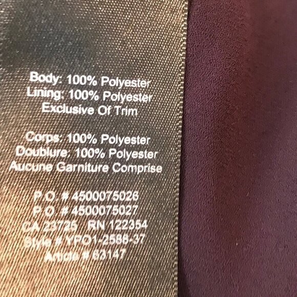 Aritzia Babaton Lionel Maroon Sleeveless Top Size S - Picture 10 of 10